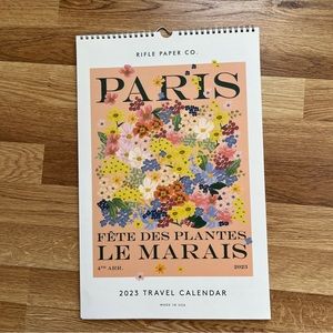 Rifle Paper Co 2023 Floral Travel Calendar